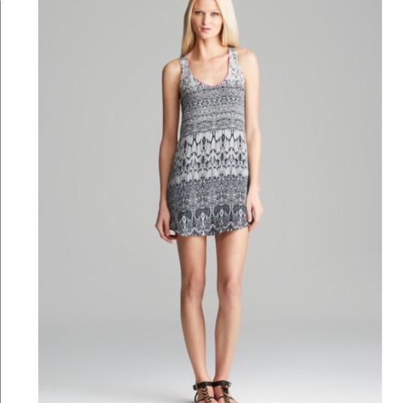Charlie Jade navy racer back dress Small